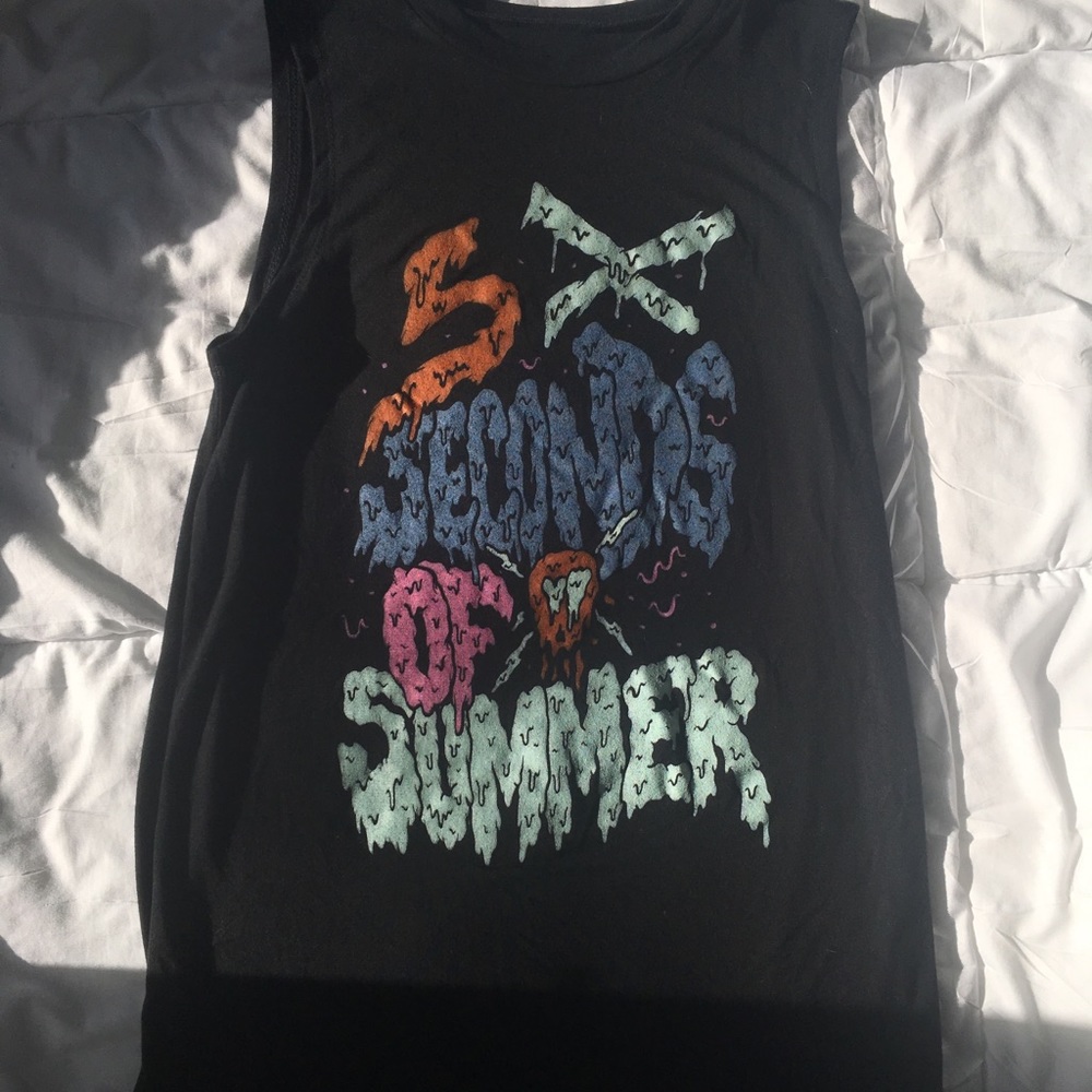 5 seconds of summer tank top